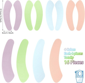 8 Pairs Bathroom Warmer Toilet Seat Cover Pads Was...