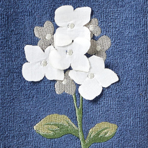 SKL Home Farm Hydrangea Hand Towel (2-Pack), Blue