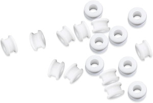 18PCS New Rubber Grommets In White Compatible With...