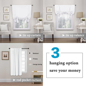 H.VERSAILTEX Pure White Curtain Thermal Insulated...