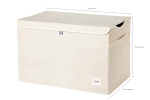 3 Sprouts Large Toy Chest for Kids with Lid and Ha...