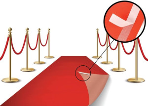 Red Carpet Runner for Party, 2x15ft, 70GSM, Hollyw...