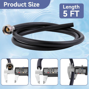 5 Feet Dehumidifier Drain Hose, 3/4 Inch FHT Conne...