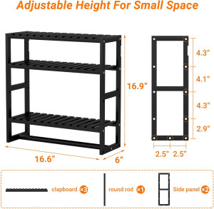 PPN Towel Rack Bathroom Storage Shelves Over The T...