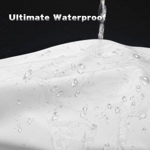 Titanker Waterproof Fabric Shower Curtain Liner Wa...