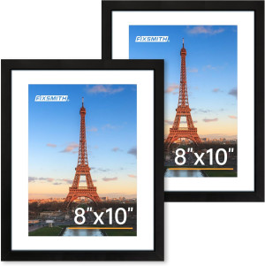 FIXSMITH 8x10 Picture Frame Set of 2, Photo Frame...