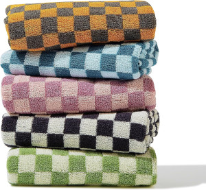 Hand Towels 5 Pack - Cotton Face Towels Soft, Abso...