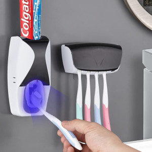 Automatic Toothbrush Dispenser Wall Mount Toothpas...