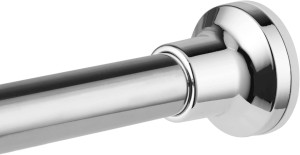 Shower Curtain Rod Silver, 44-75 Inch Tension No D...