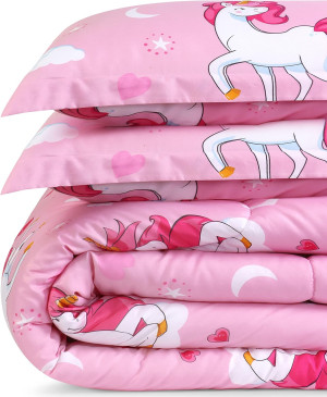Utopia Bedding All Season Unicorn Comforter Set wi...