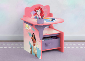 Chair Desk with Storage Bin, Disney Princess