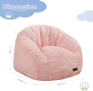MAXYOYO Bean Bag Chair for Kids, Shell Shaped Bean...