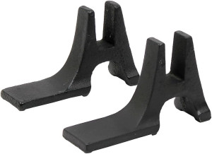 X670130 Fireback Supports , Black