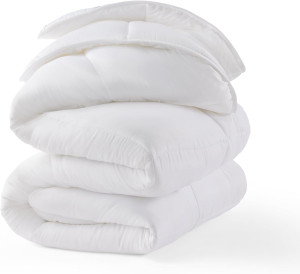 LINENSPA White Down Alternative Comforter and Duve...