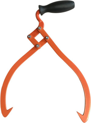Aruza Log Tongs Logging Skidding Tongs Non-Slip Gr...