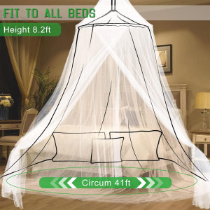 VISATOR Mosquito Net Bed Canopy for Girls,King Can...
