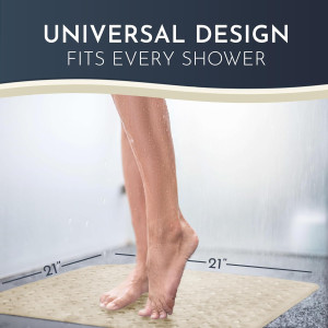Homerella Anti Slip Shower Mat | Anti Mold Non Sli...