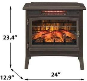 Duraflame Electric Infrared Quartz Fireplace Stove...