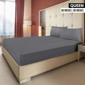 Utopia Bedding Queen Fitted Sheet - Bottom Sheet -...