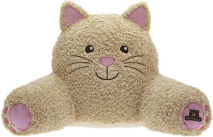 Cat Kids Reading Pillow