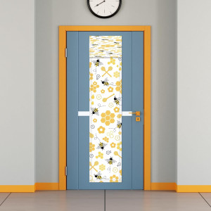 Leinuosen 2 Pcs Classroom Door Window Cover Curtai...