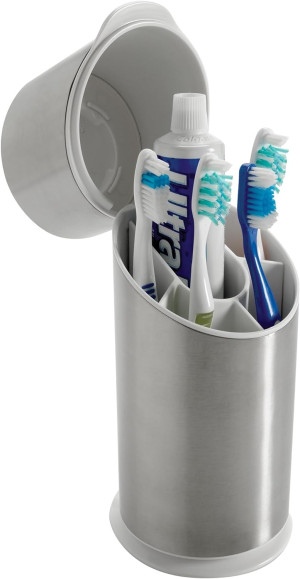 OXO Good Grips Stainless Steel Toothbrush Organize...