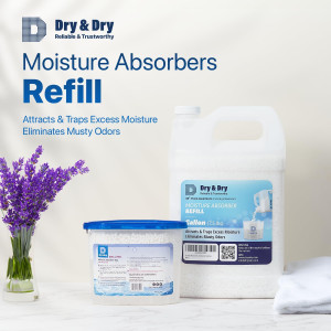 Dry & Dry Moisture Absorbers Refill Beads (8 LBS)...