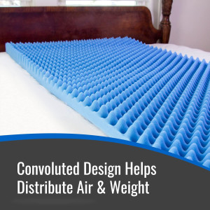 DMI Foam Mattress Topper, Egg Crate Foam Pad, Matt...