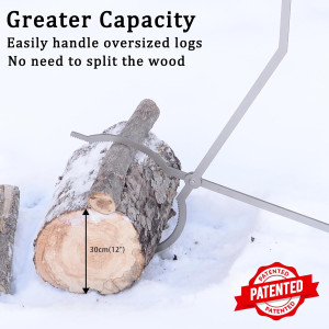 40" Fire Tongs Firewood Grabbers and Fire Poker Se...