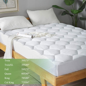 Queen Mattress Pad, 8-21" Deep Pocket Protector Ul...