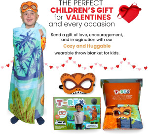 Wearable Blanket Kids Cape with Mask - Kids Wearab...