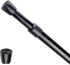 Tension Rods 28-43 inches, Adjustable Spring Loade...