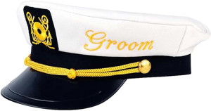 Bachelor Party Captain's Hat - Groom to Be Nautica...