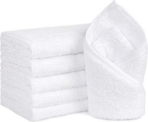 Orighty 6-Pack White Hand Towels - Quick Drying &...