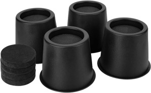 BTSD-home Round Bed Risers 4 inch Heavy Duty Furni...
