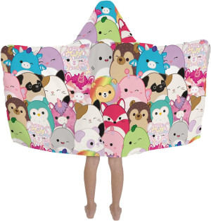 Franco Squishmallows Kids Bath/Pool/Beach Soft Cot...
