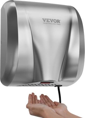 VEVOR Heavy Duty Commercial Hand Dryer, 1300W Auto...