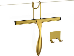 Shower Squeegee and Window Squeegee, Stainless Ste...