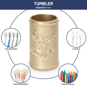 Jay Franco Harry Potter Bathroom Tumbler - Gold Re...