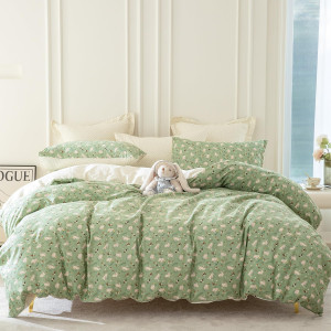 Rabbit Duvet Cover Twin, 100% Cotton 3 Pieces Rabb...