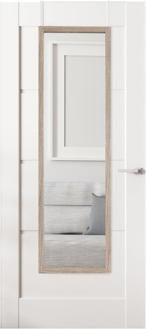 Over The Door Mirror Full Length Mirror Light Oak...