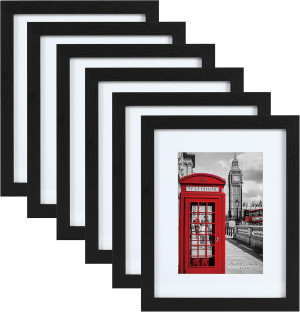 PEALSN 8x10 Picture Frame Set of 6, Display Pictur...