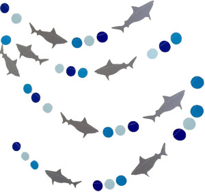 Shark Banner, Shark Garland, Ocean Animals/Shark B...