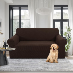 U-NICE HOME Loveseat Cover Stretch Couch Cover Sof...