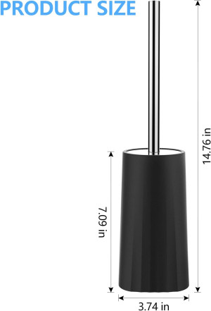 Premium Toilet Brush and Holder,Toilet Bowl Brush...