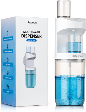 Automatic Mouthwash Dispenser for Bathroom,Bathroo...