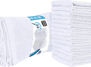 Utopia Towels Cotton Washcloths Set - 100% Ring Sp...