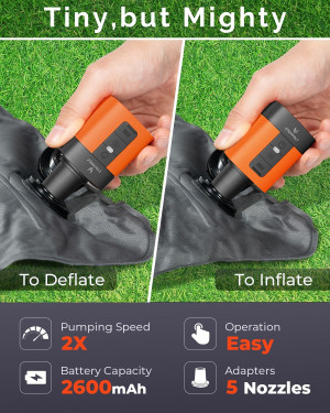 ETENWOLF AIR 3 Air Pump for Inflatables with 2600...