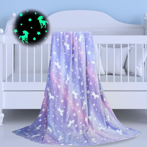 Cozwiv Glow in The Dark Blanket for 1-10 Year Old...