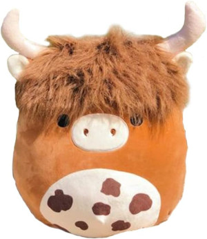 12'' Scottish Cow Plush Toy - Soft Stuffed Animal...